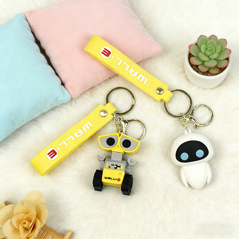 Eve Jewelry & Watches Distribuidor Oficial Rolex - อะนิเมะ WALL·E พวงกุญแจรูปการ์ตูนน่ารัก EVE พวงกุญแจจี้เครื่องประดับของเล่นของขวัญวันเกิดอุปกรณ์เสริมกุญแจรถสำหรับเพื่อน