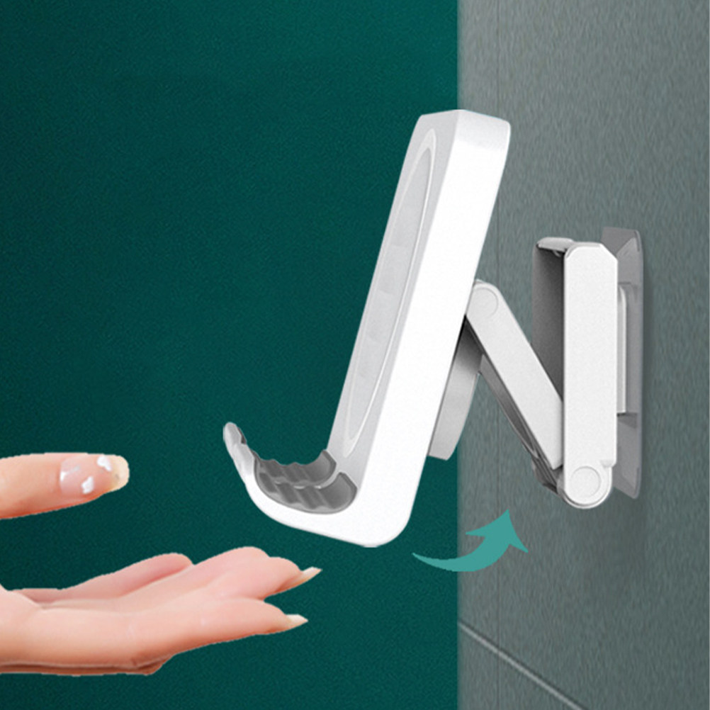Watches & Jewelry Repair Center - ที่ยึดโทรศัพท์มือถือติดผนังแบบยึดติดแน่น พับเก็บได้ ขาตั้งกันลื่นสำหรับดูวิดีโอ เรียนหนังสือ ใช้งานในบ้าน