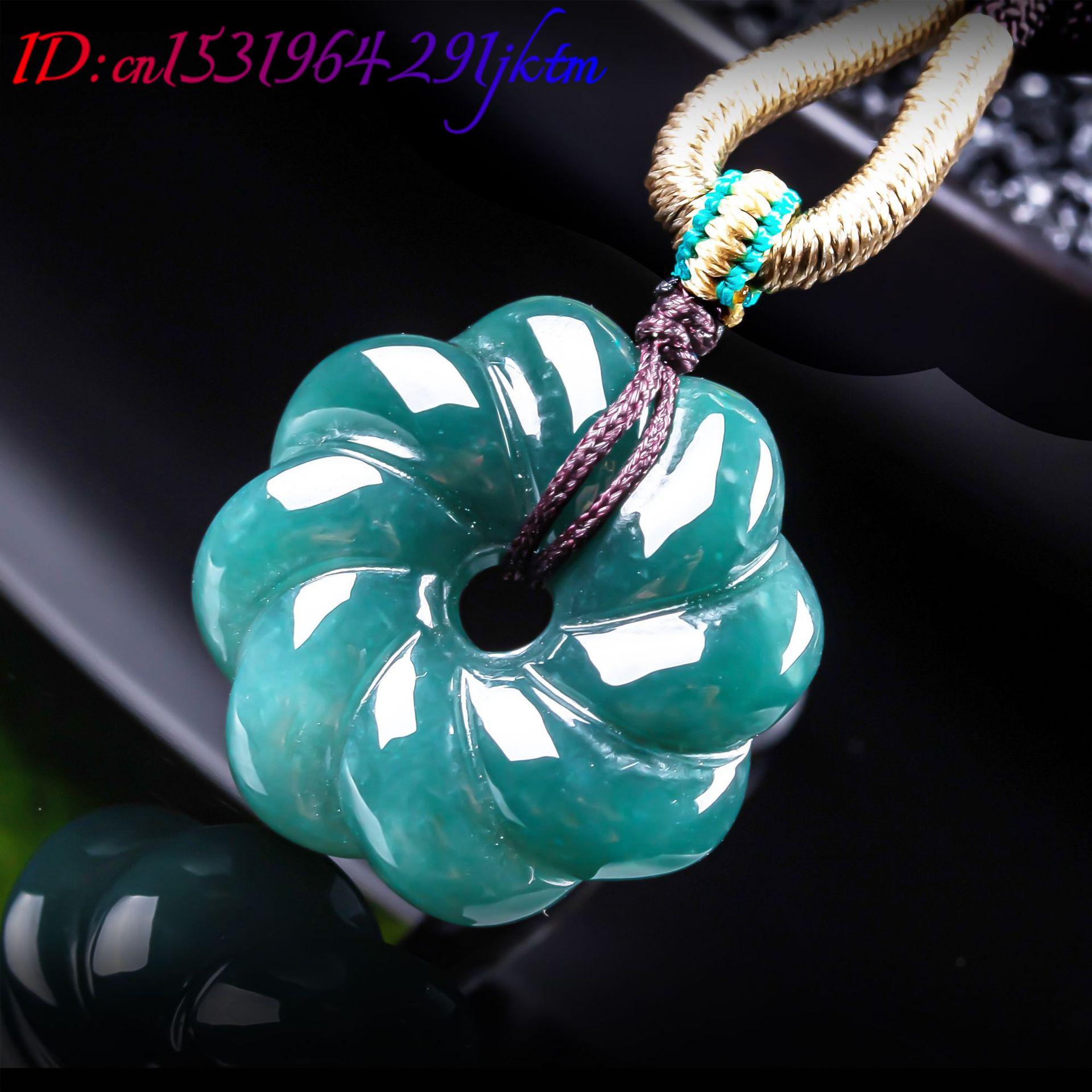 จี้สร้อยคอหยกพม่าแท้รูปดอกไม้  - Jewelry & Watches Bench บทวิจารณ์และราคา