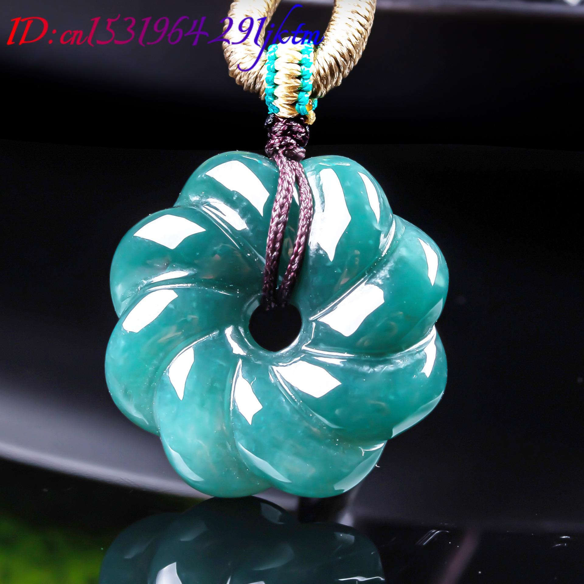 จี้สร้อยคอหยกพม่าแท้รูปดอกไม้  - Jewelry & Watches Bench บทวิจารณ์และราคา
