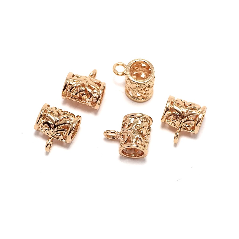 5ชิ้นตัวเชื่อมต่อหลุมขนาดใหญ่, - Rose Gold Bracelet บทวิจารณ์และราคา