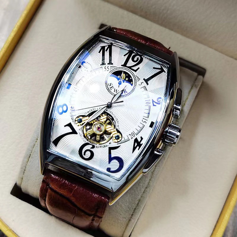 SEWOR นาฬิกากลไกชาย Tourbillon - Seiko Watch Prospex บทวิจารณ์และราคา