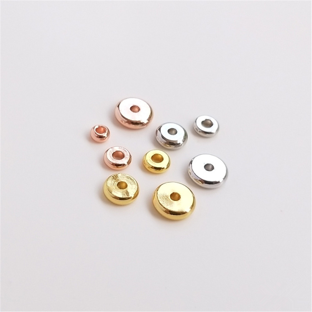 ลูกปัดทองคำแท้ 18K ชุบทองคำขาว - Rose Gold Bracelet บทวิจารณ์และราคา