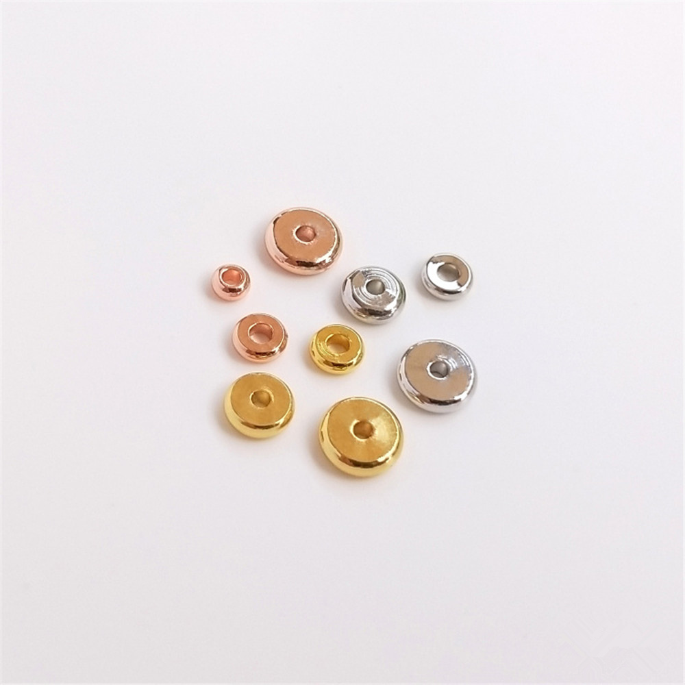 ลูกปัดทองคำแท้ 18K ชุบทองคำขาว - Rose Gold Bracelet บทวิจารณ์และราคา