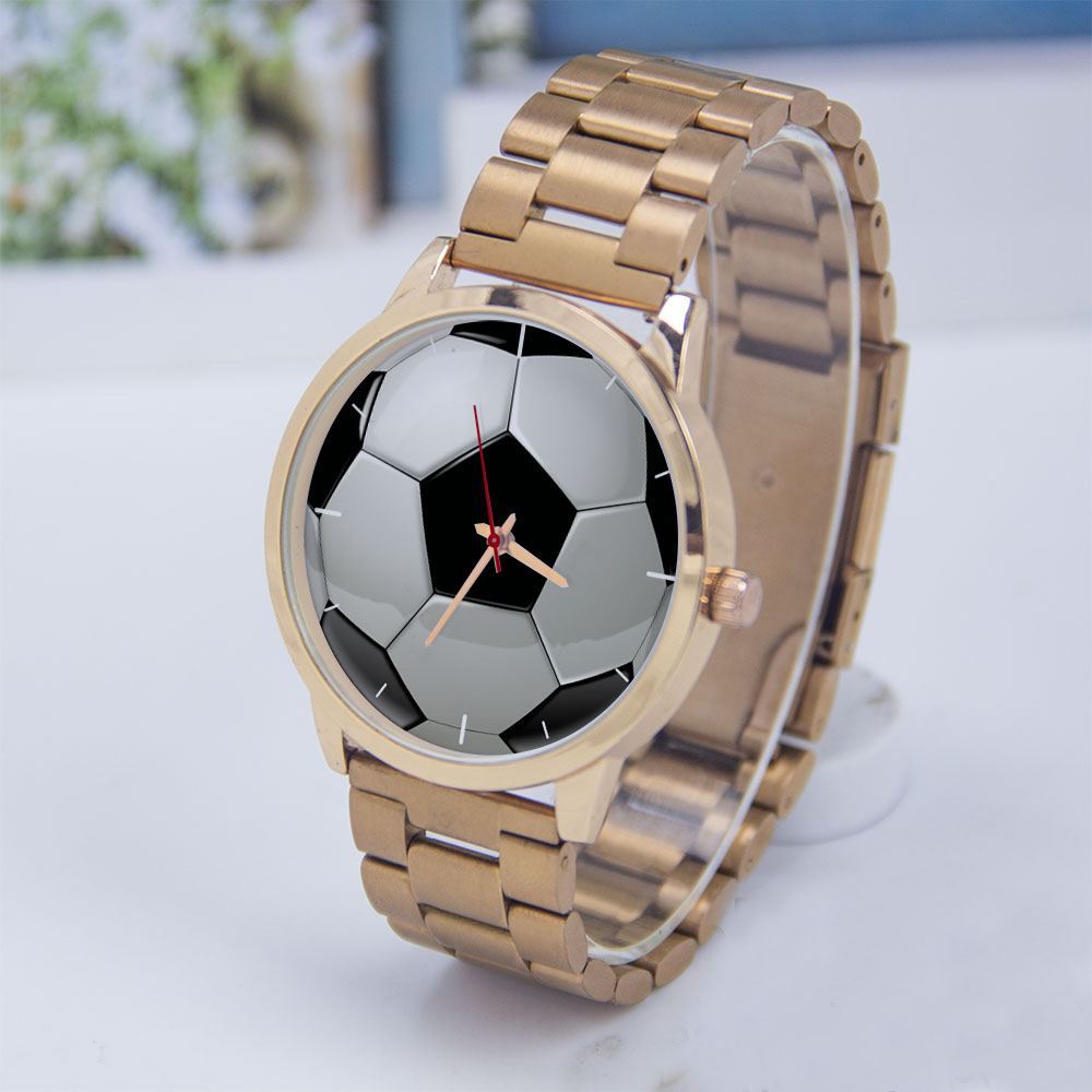 นาฬิกาข้อมือดีไซน์ฟุตบอล แฟนบอ - Rose Gold Bracelet บทวิจารณ์และราคา