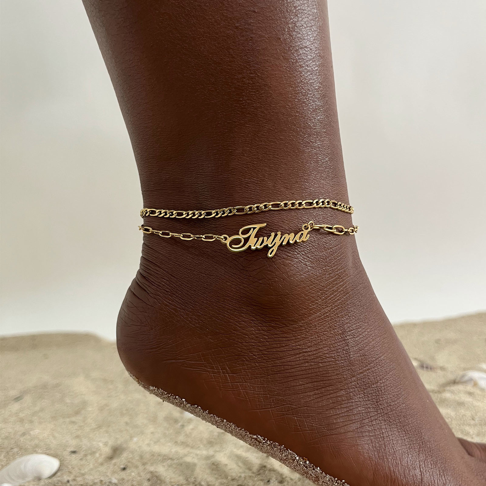 Vnox สร้อยข้อเท้าแบบกำหนดเองสำ - Anklet Foot Chain บทวิจารณ์และราคา