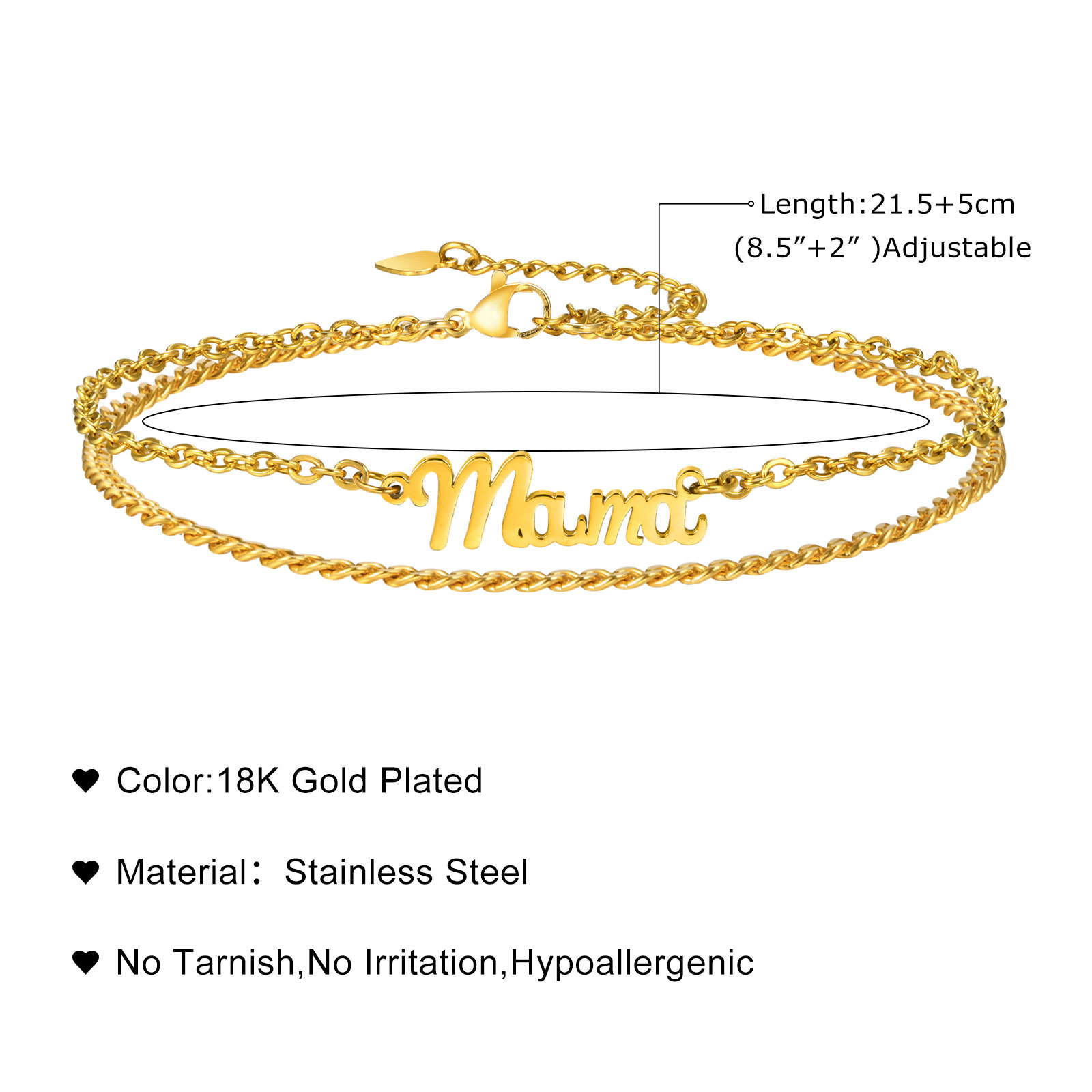 Vnox สร้อยข้อเท้าแบบกำหนดเองสำ - Anklet Foot Chain บทวิจารณ์และราคา