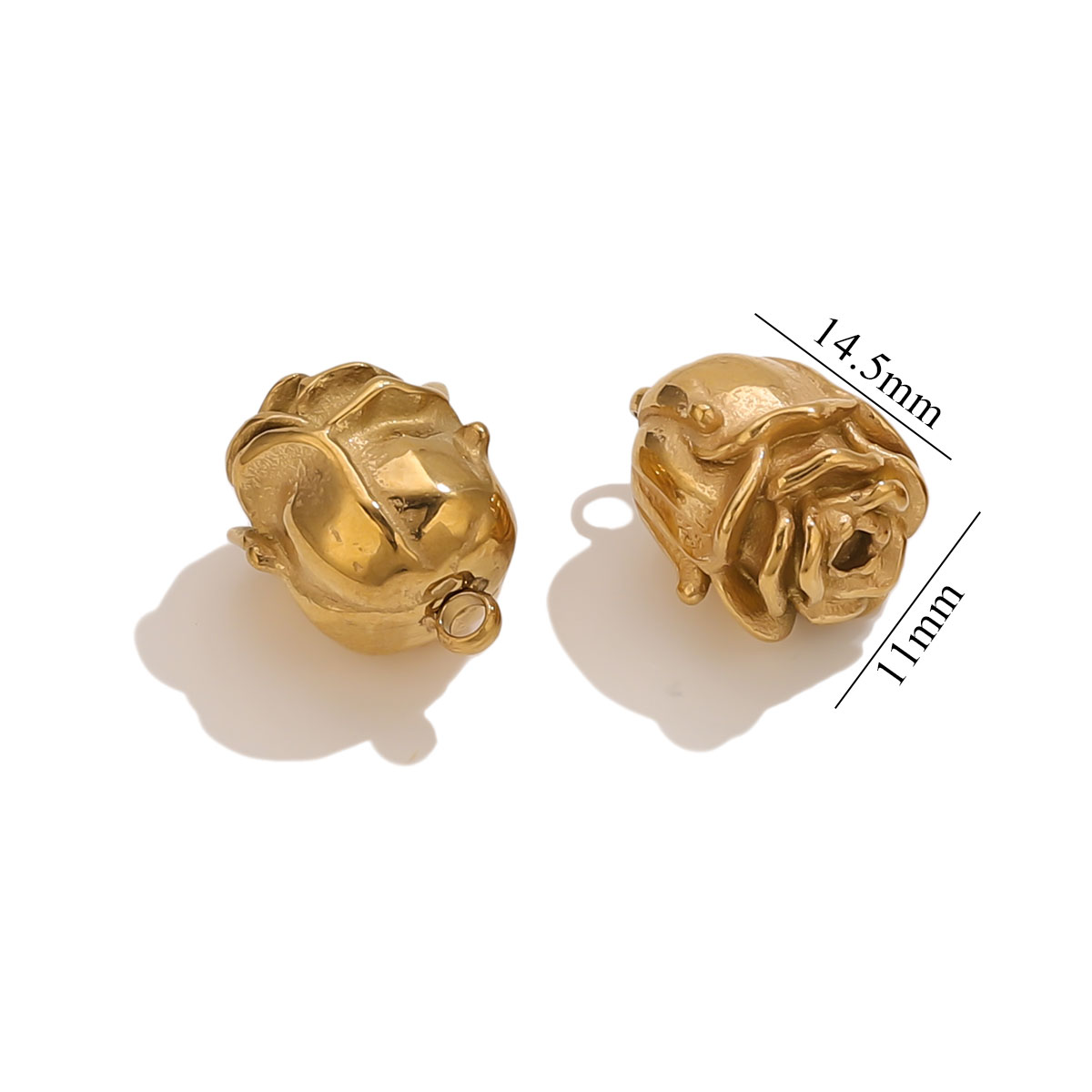 จี้รูปดอกกุหลาบชุบทองสแตนเลส 3 - Rose Gold Bracelet บทวิจารณ์และราคา