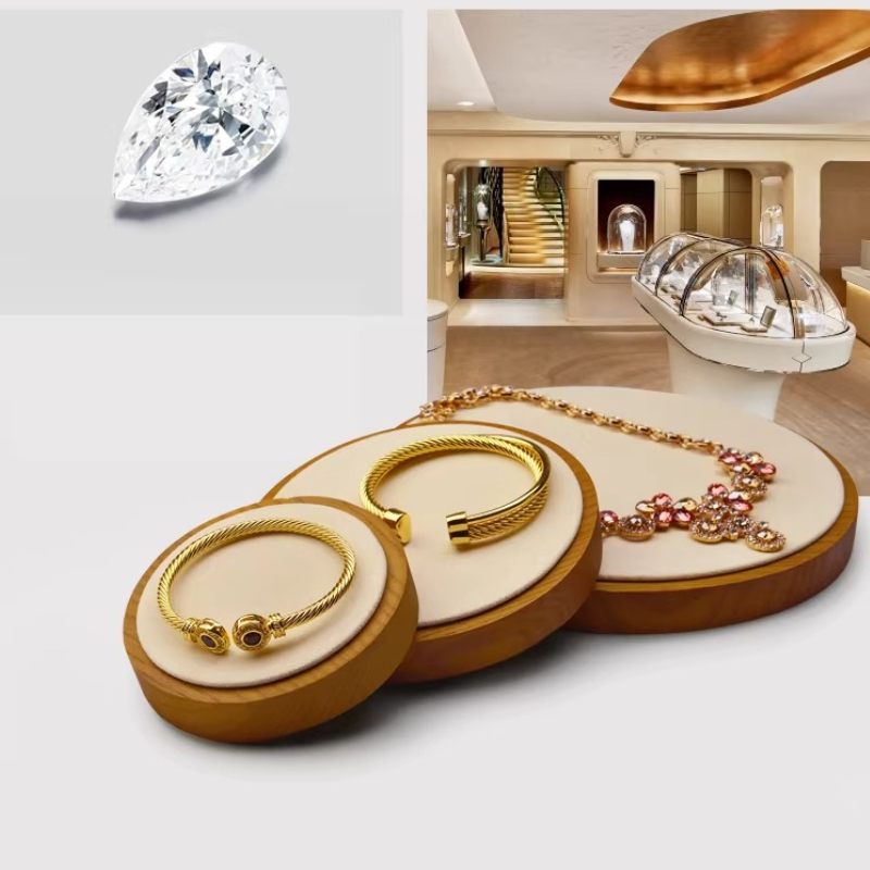 ถาดโชว์เครื่องประดับไม้เนื้อแข - Jewelry And Watches Stores บทวิจารณ์และราคา