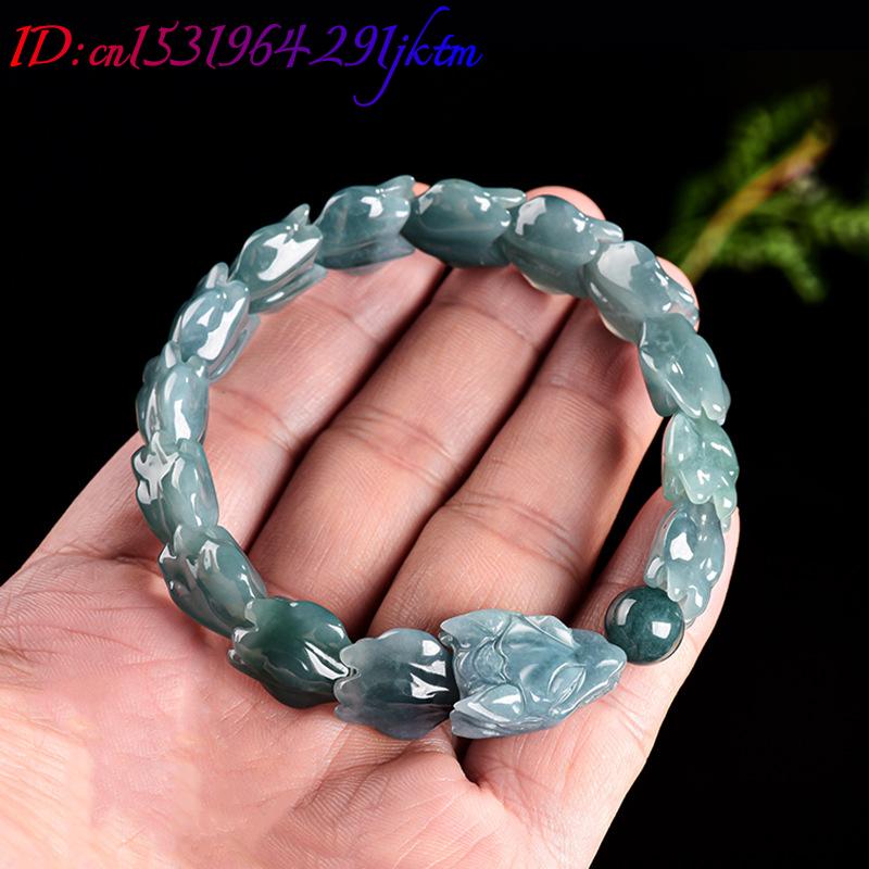 กำไลหยกพม่าสีน้ำเงินแกะสลักลาย - Jewelry & Watches Bench บทวิจารณ์และราคา