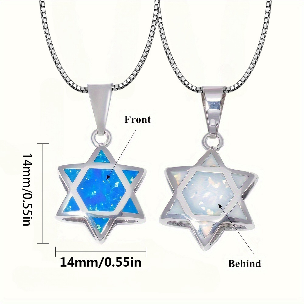จี้สร้อยคอรูปดาวหกแฉกโอปอลแบบก - Jewelry & Watches Bench บทวิจารณ์และราคา