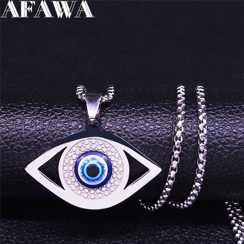 อิสลาม ฮัมซา สร้อยคอตาปีศาจสีฟ - Jewelry & Watches Bench บทวิจารณ์และราคา