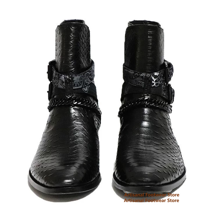 รองเท้าบูทเชลซีลายงู สายรัดหัว - Anklet Foot Chain บทวิจารณ์และราคา