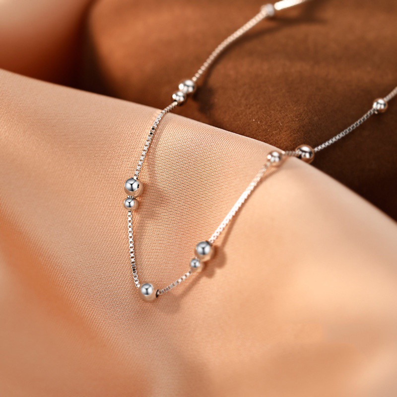 925 เงินสเตอร์ลิงเรขาคณิตรอบลู - Anklet Foot Chain บทวิจารณ์และราคา